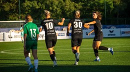 Myjavské hráčky malého futbalu. 