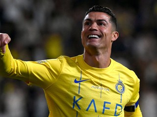 Cristiano Ronaldo v drese Al-Nassr.