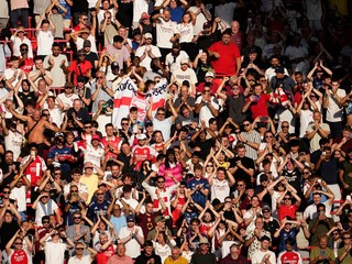 Fanúšikovia Arsenalu. 