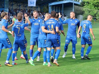 Futbalisti Gabčíkova.