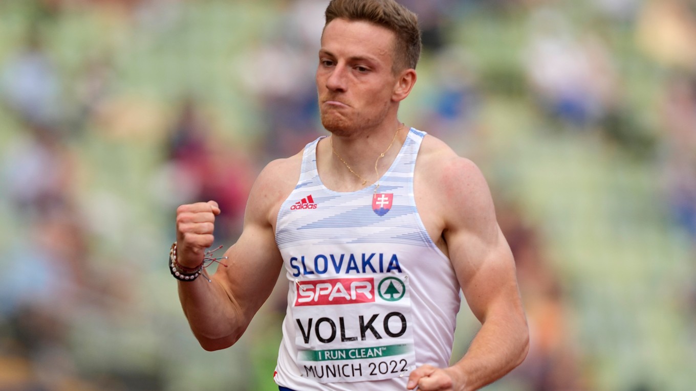 Slovenský šprintér Ján Volko.