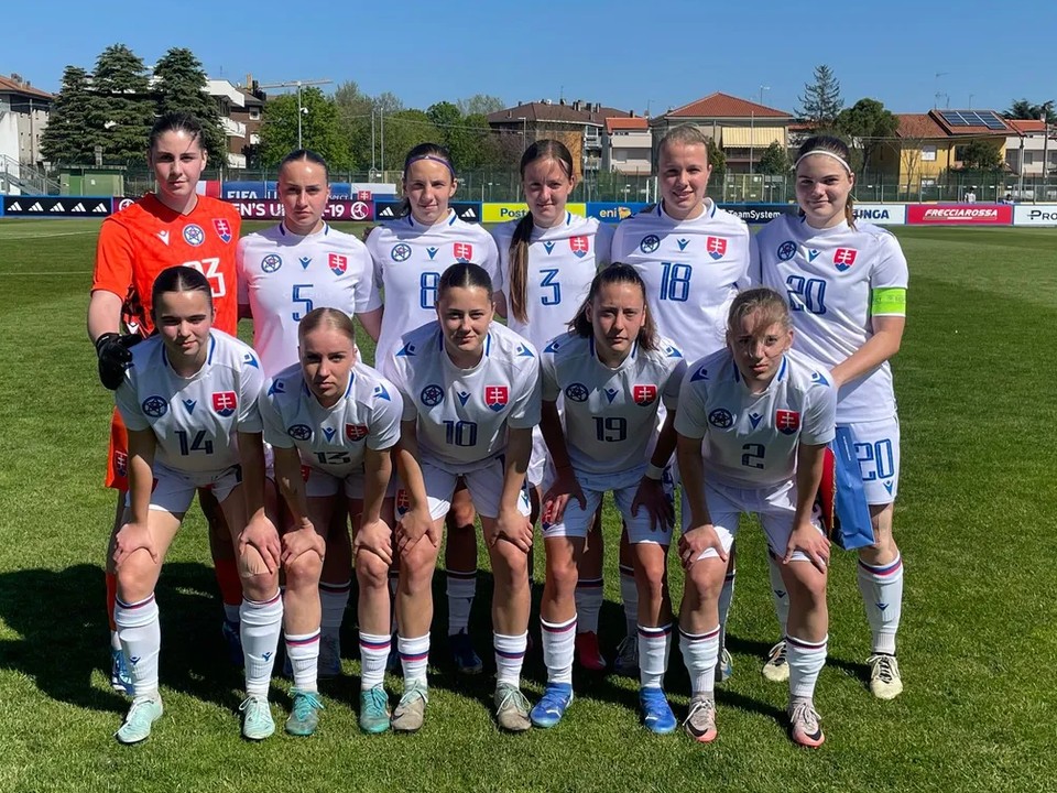 Slovenské futbalistky do 19 rokov.