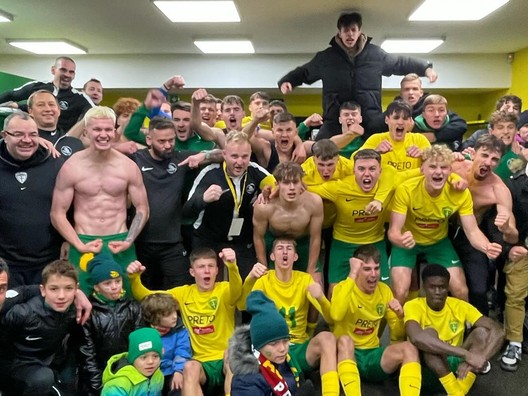 Futbalisti MŠK Žilina do 19 rokov po postupe v mládežníckej Lige majstrov.