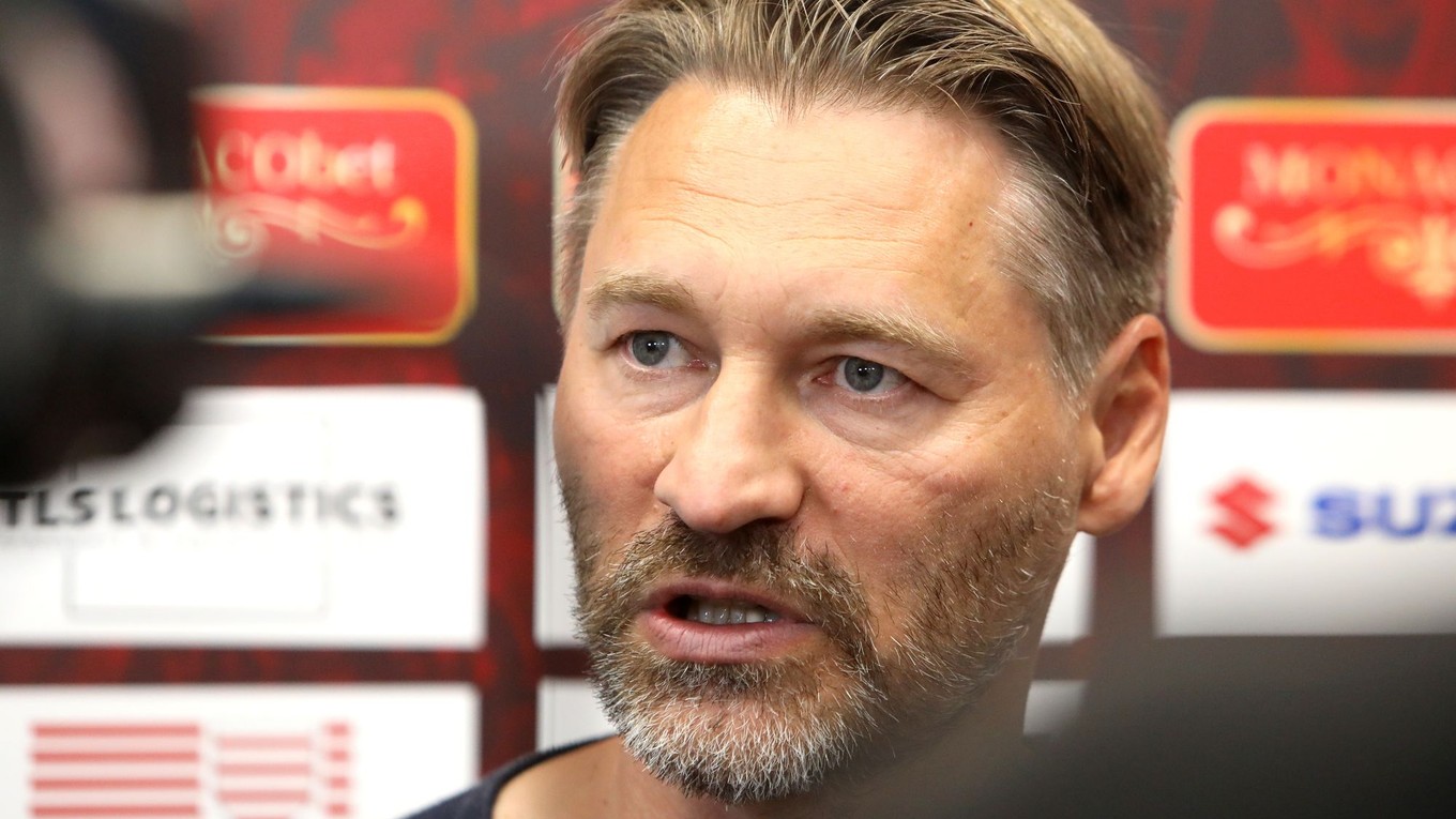 Vladimír Országh počas štartu letnej prípravy TK HC MONACObet Banská Bystrica