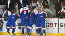 Slovenskí hokejisti do 18 rokov. 