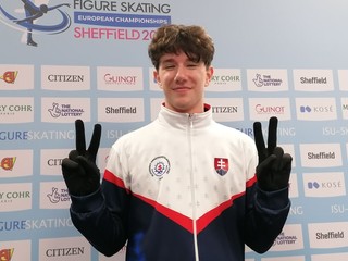 Adam Hagara po krátkom programe v Sheffielde.