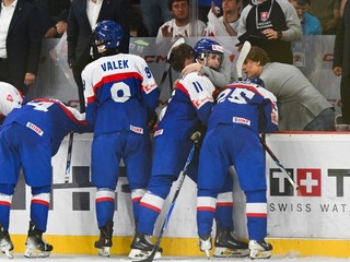 Slovenskí hokejisti do 18 rokov. 