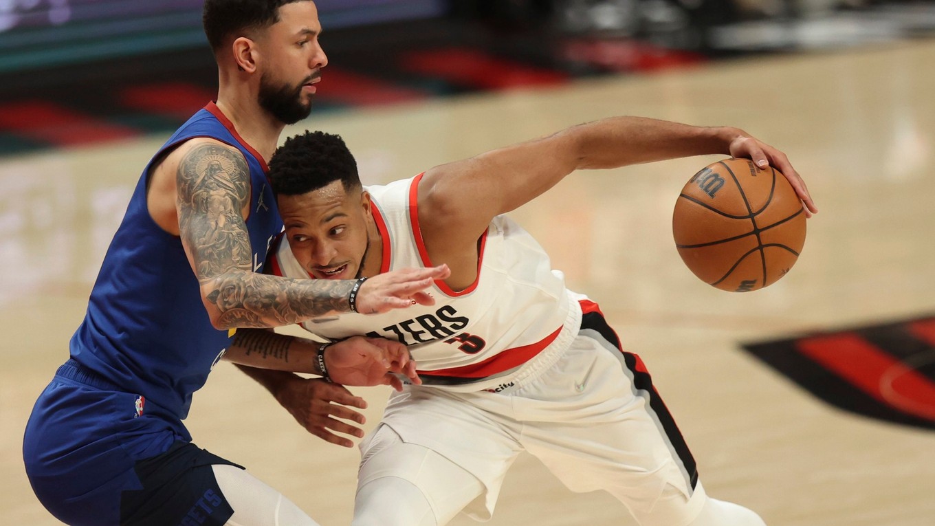 CJ McCollum v akcii.