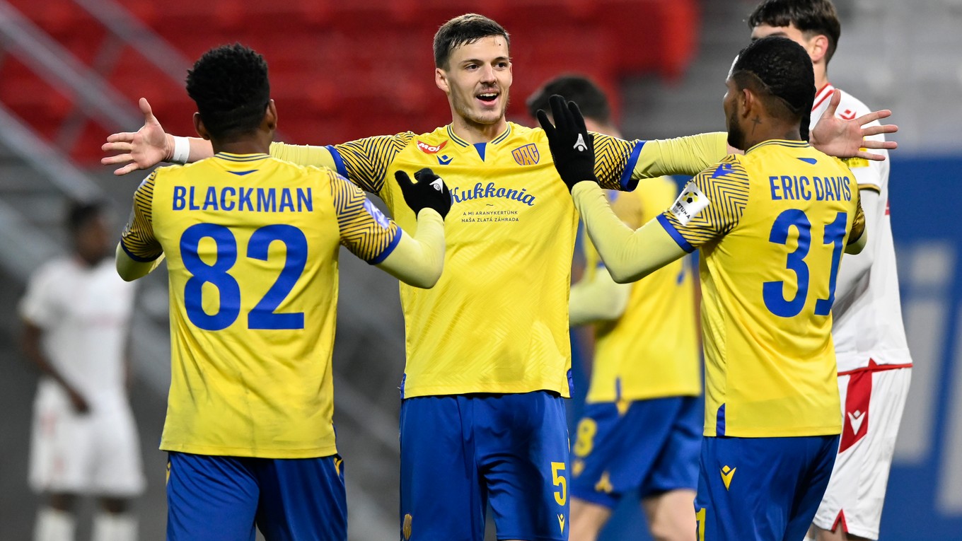Futbalisti FC DAC 1904 Dunajská Streda.