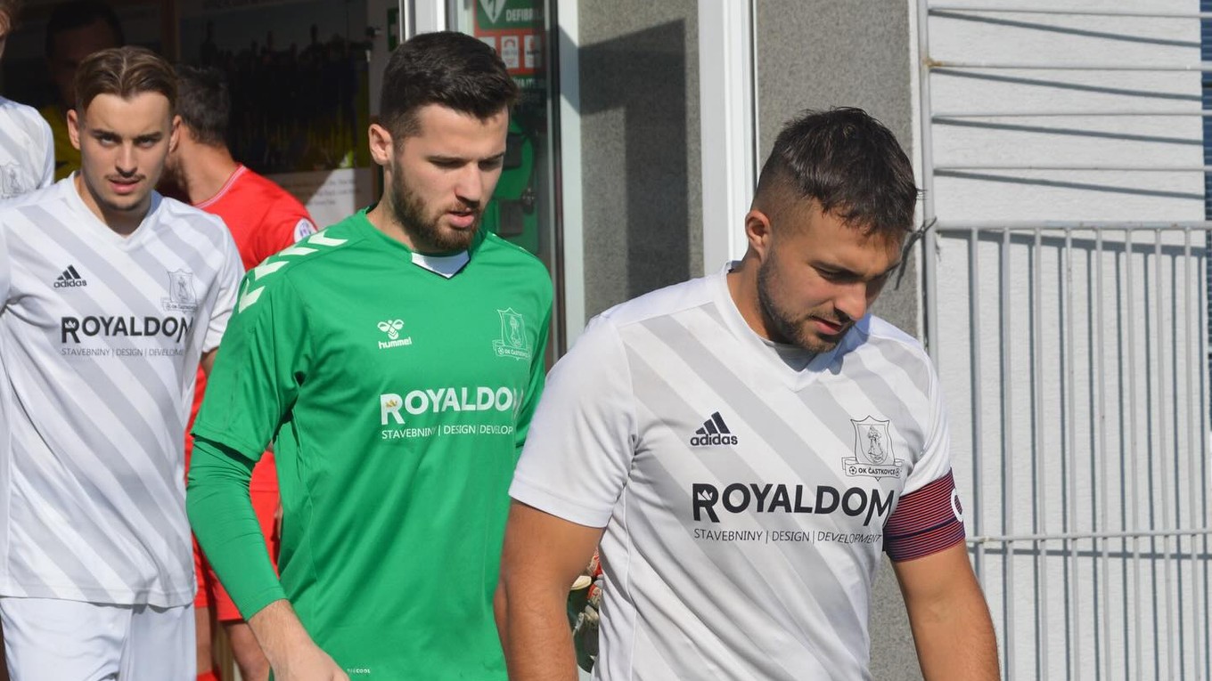 Futbalisti OK Častkovce.