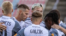 Futbalisti FK Železiarne Podbrezová.