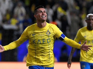 Cristiano Ronaldo v drese Al-Nassr.