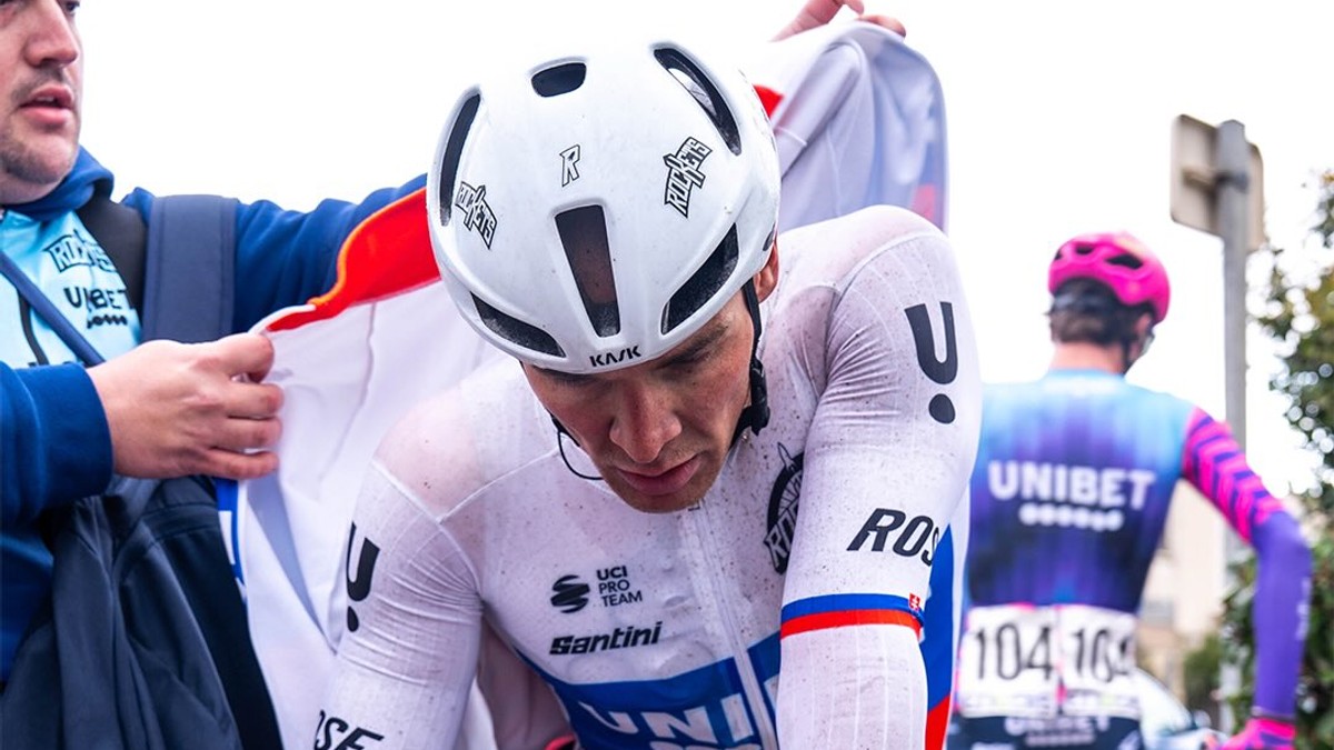 Slovenský cyklista Lukáš Kubiš.