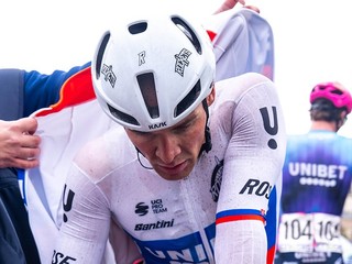 Slovenský cyklista Lukáš Kubiš.