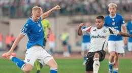 Fotka zo zápasu FC Baník Ostrava - Legia Varšava.