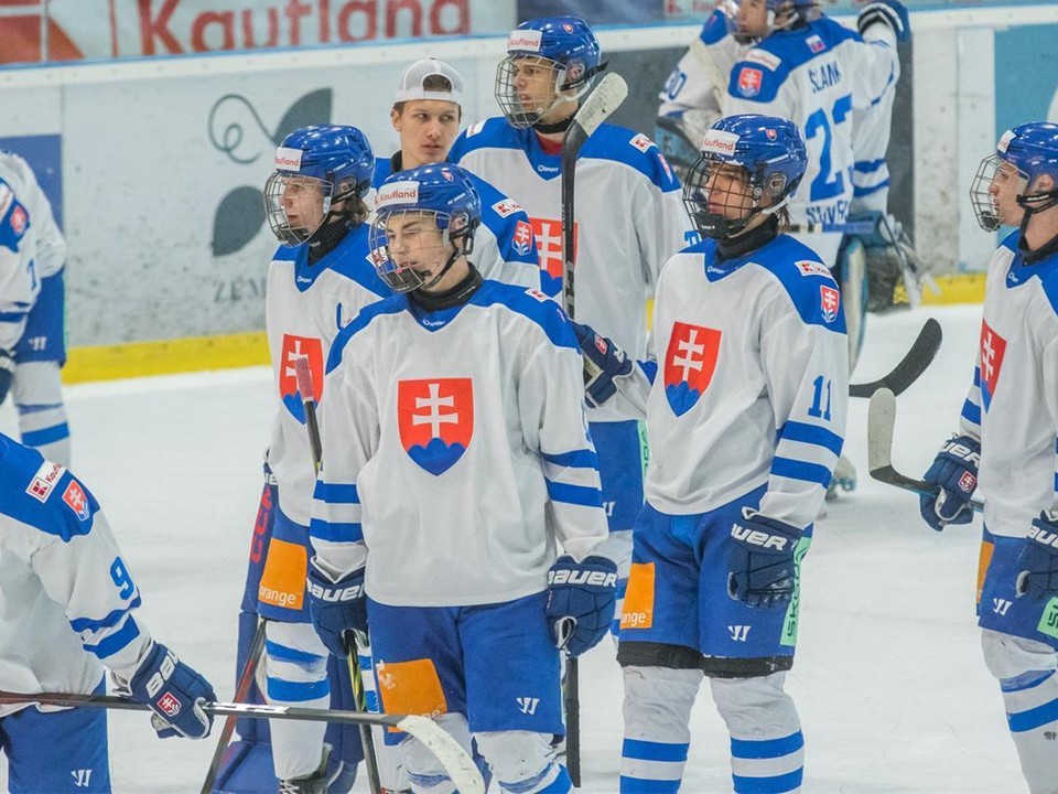 Hokejisti Slovenska do 18 rokov.