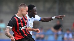 Momentka z prípravného zápasu Trnava - Šamorín.