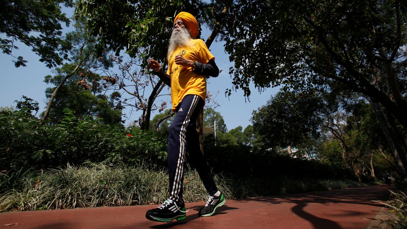 Fauja Singh. 