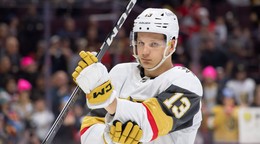 Jakub Demek v drese Vegas Golden Knights.