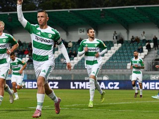 Skalica oslavuje gól. 