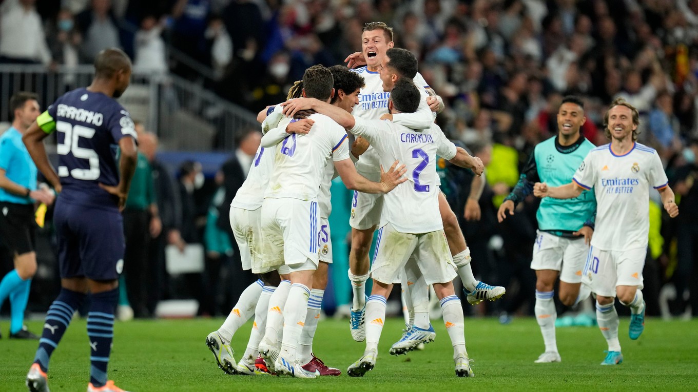 Radosť futbalistov Realu Madrid.