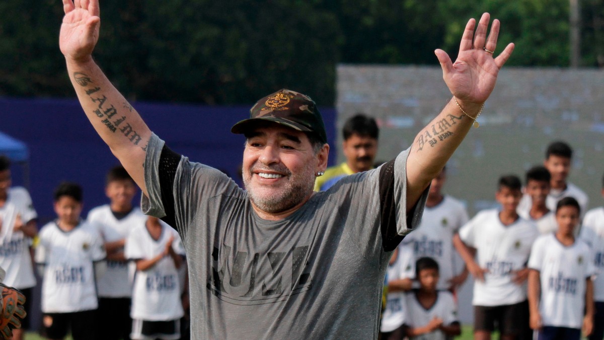 Diego Maradona, ilustračná snímka.