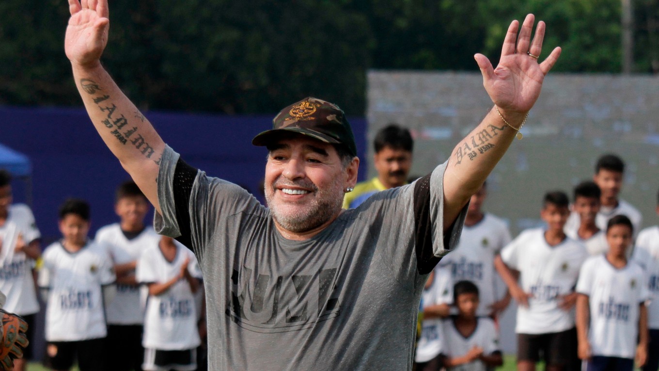 Diego Maradona, ilustračná snímka.