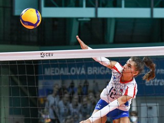 Slovenská volejbalistka Nikola Radosová.