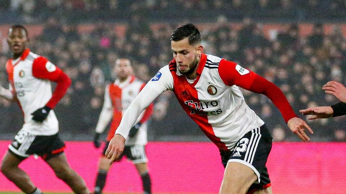 Dávid Hancko v drese Feyenoordu Rotterdam. 