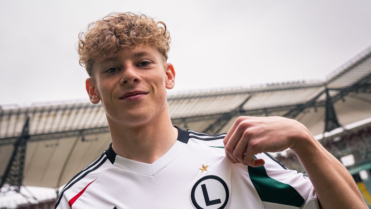 Samuel Kováčik v drese Legie Varšava.