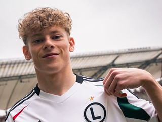 Samuel Kováčik v drese Legie Varšava.