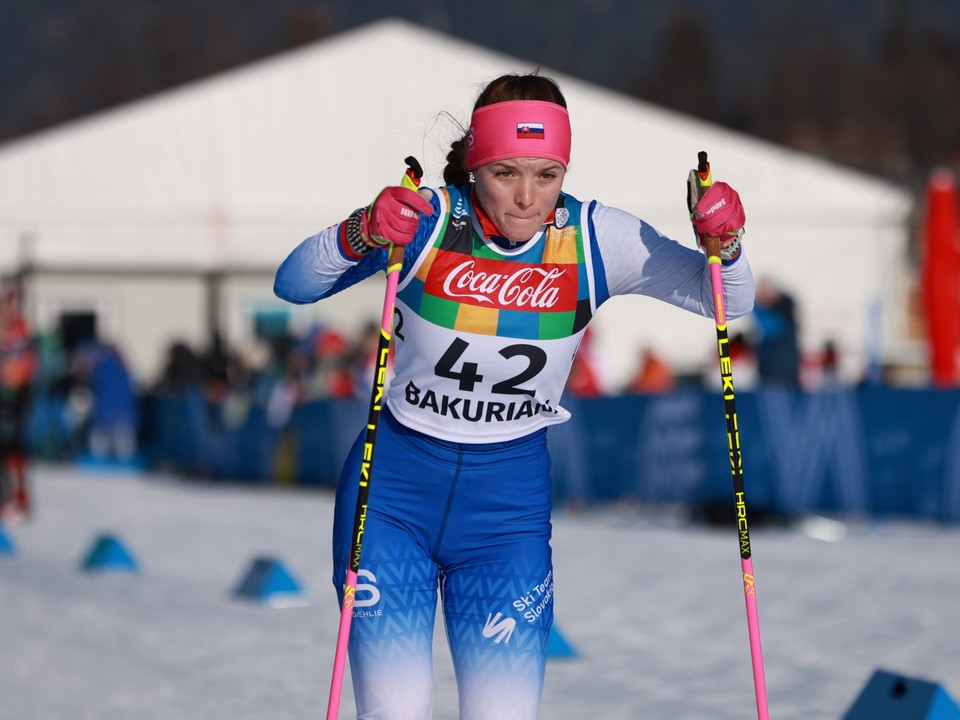 Slovenská reprezentantka v behu na lyžiach Emília Rendová.