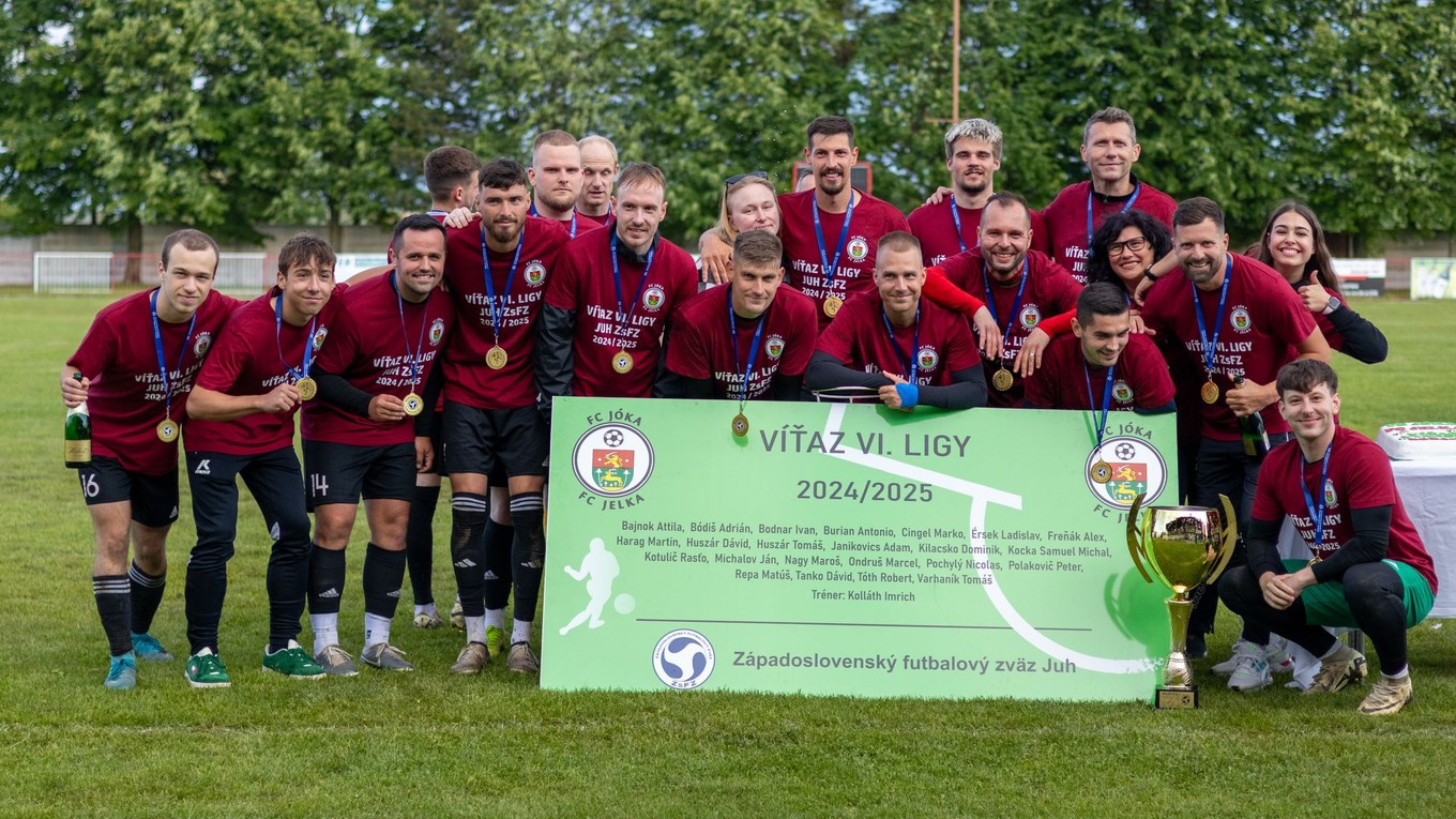 FC Jelka - víťaz šiestej ligy Juh. 