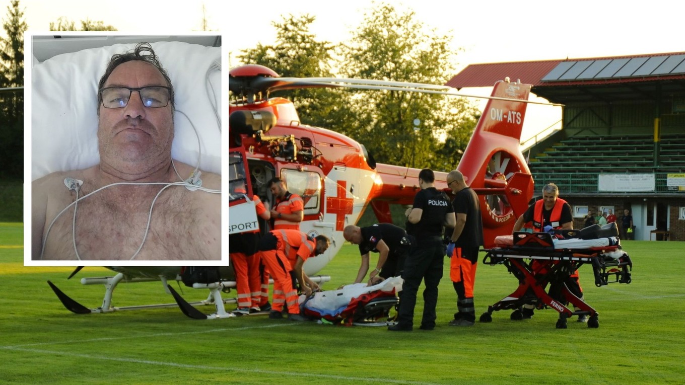 Zásah zdravotníkov.