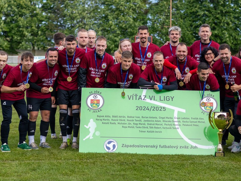 FC Jelka - víťaz šiestej ligy Juh. 