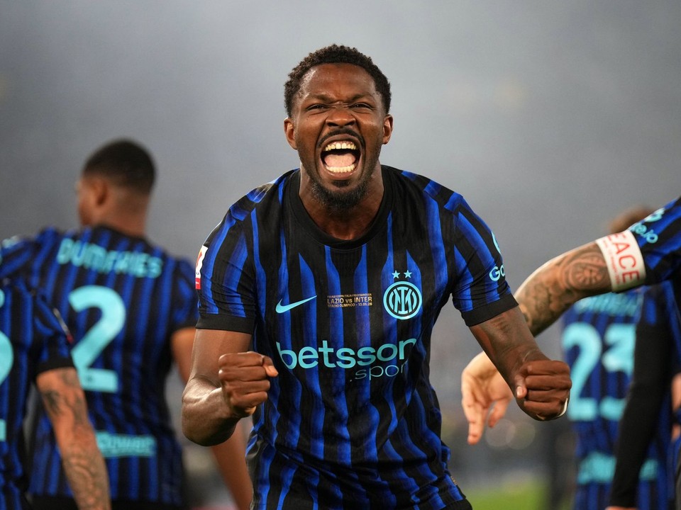 Marcus Thuram sa teší z gólu