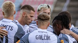 Futbalisti FK Železiarne Podbrezová.