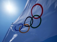 Vlajka Medzinárodného olympijského výboru.
