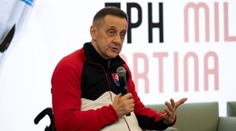Na snímke predseda Slovenského paralympijského výboru (SPV) Ján Riapoš.
