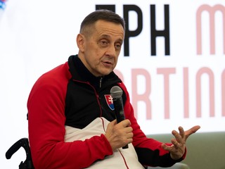Na snímke predseda Slovenského paralympijského výboru (SPV) Ján Riapoš.