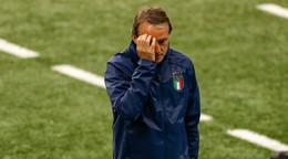 Tréner Talianska Roberto Mancini.