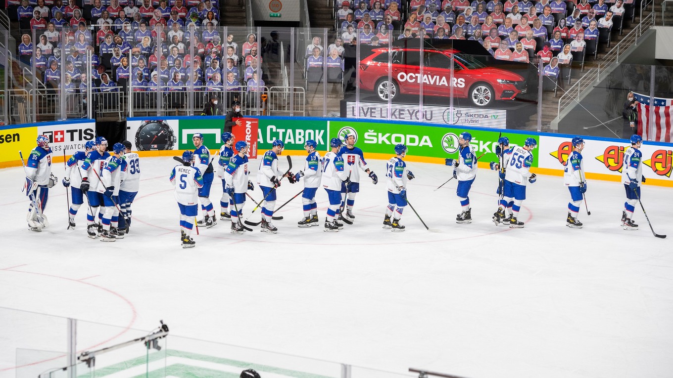 Zostrih a góly štvrťfinále Slovensko - USA na MS v hokeji 2021.