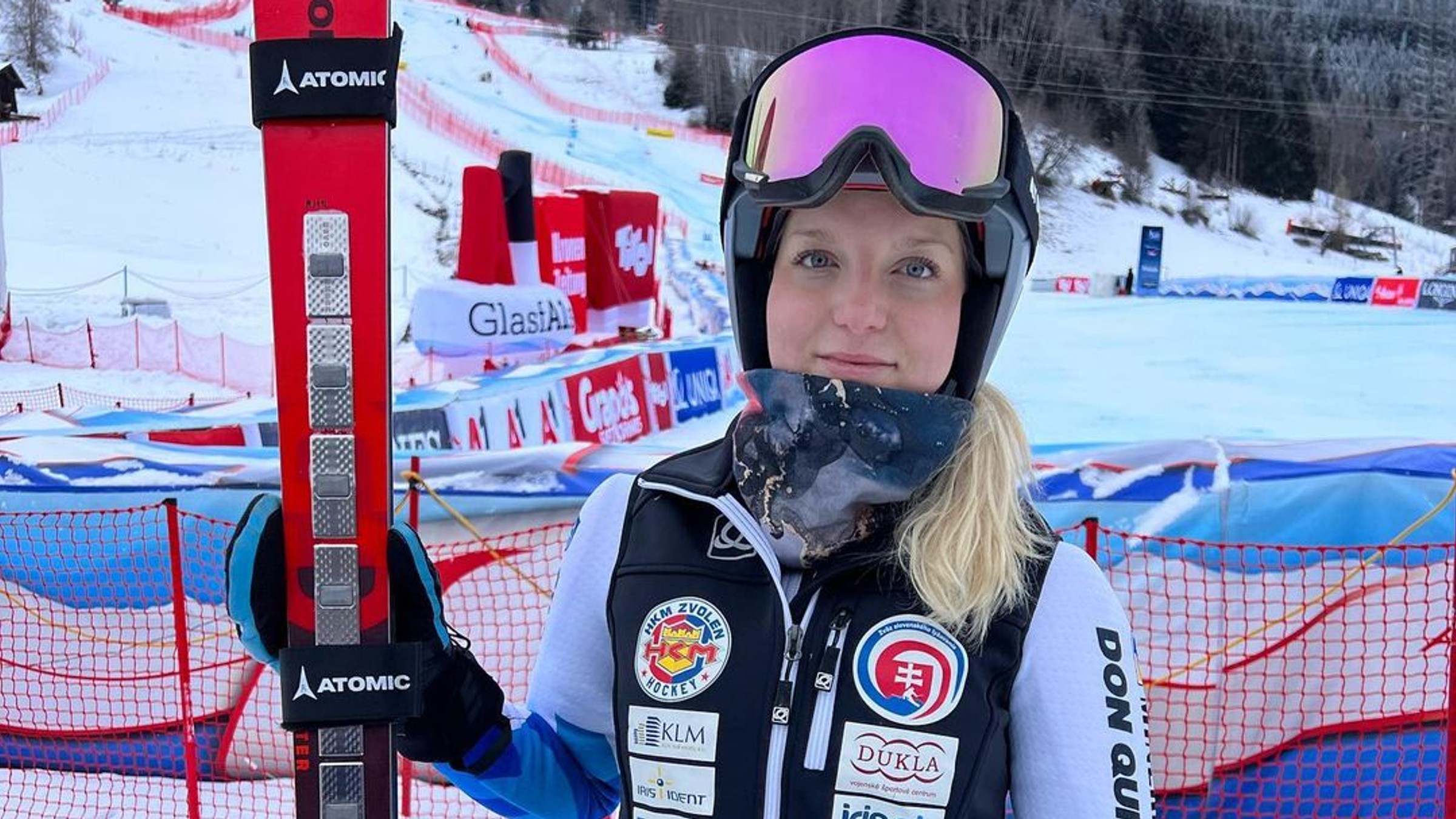 Slovenská juniorská lyžiarka Rebeka Jančová.