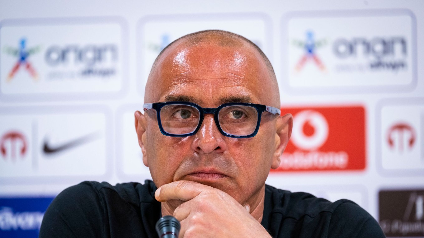 Tréner slovenskej futbalovej reprezentácie Francesco Calzona.