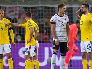 Momentka zo zápasu Nemecko - Rumunsko