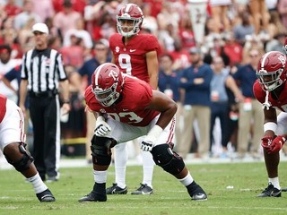 Jedna z možných budúcich hviezd zámorskej NFL Evan Neal.