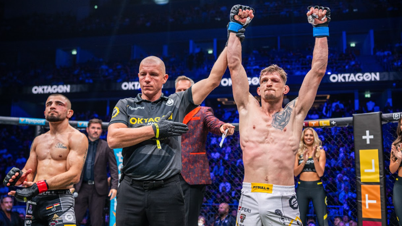 David Dvořák po víťazstve nad Walidom.