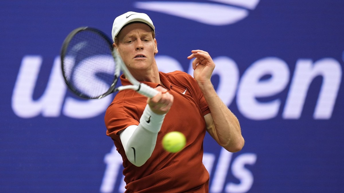 Taliansky tenista Jannik Sinner počas finále US Open 2025.