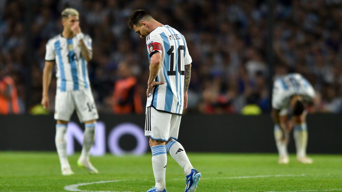 Lionel Messi po prehre Argetíny