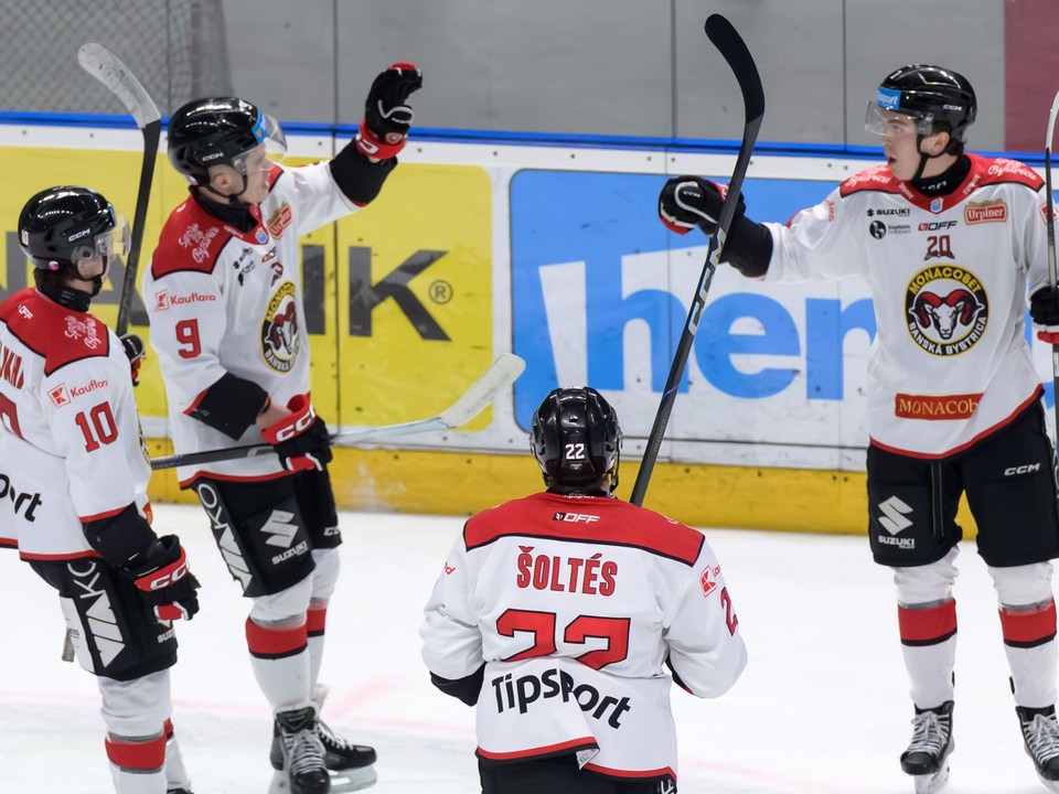 Radosť hráčov Banskej Bystrice